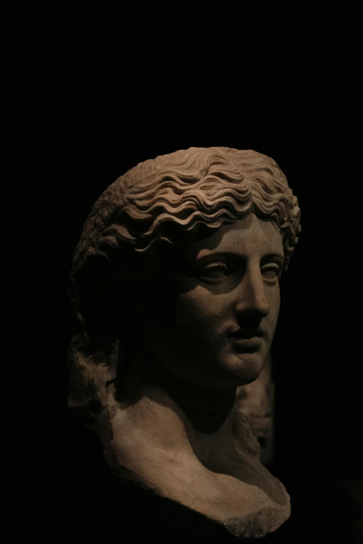 Classical Greek marble bust